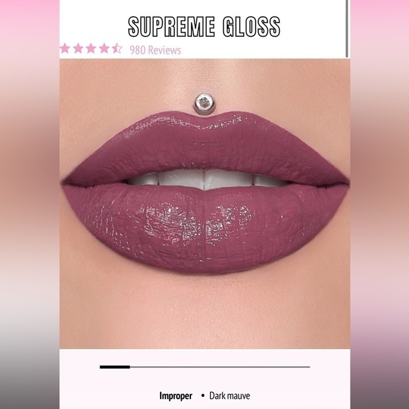 Jeffree Star Other - Jeffree Star Supreme Lip Gloss in Improper, NEW!